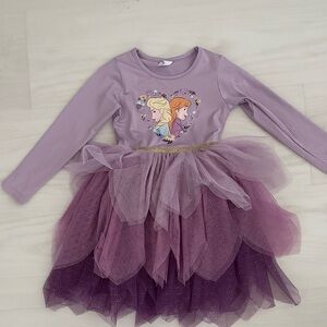 Disney Purple Frozen Tulle Dress, 3T